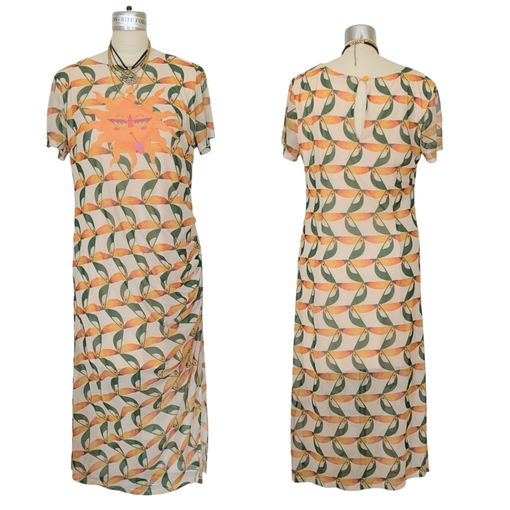 FARM Rio x Anthropologie Midi Dress Size XL